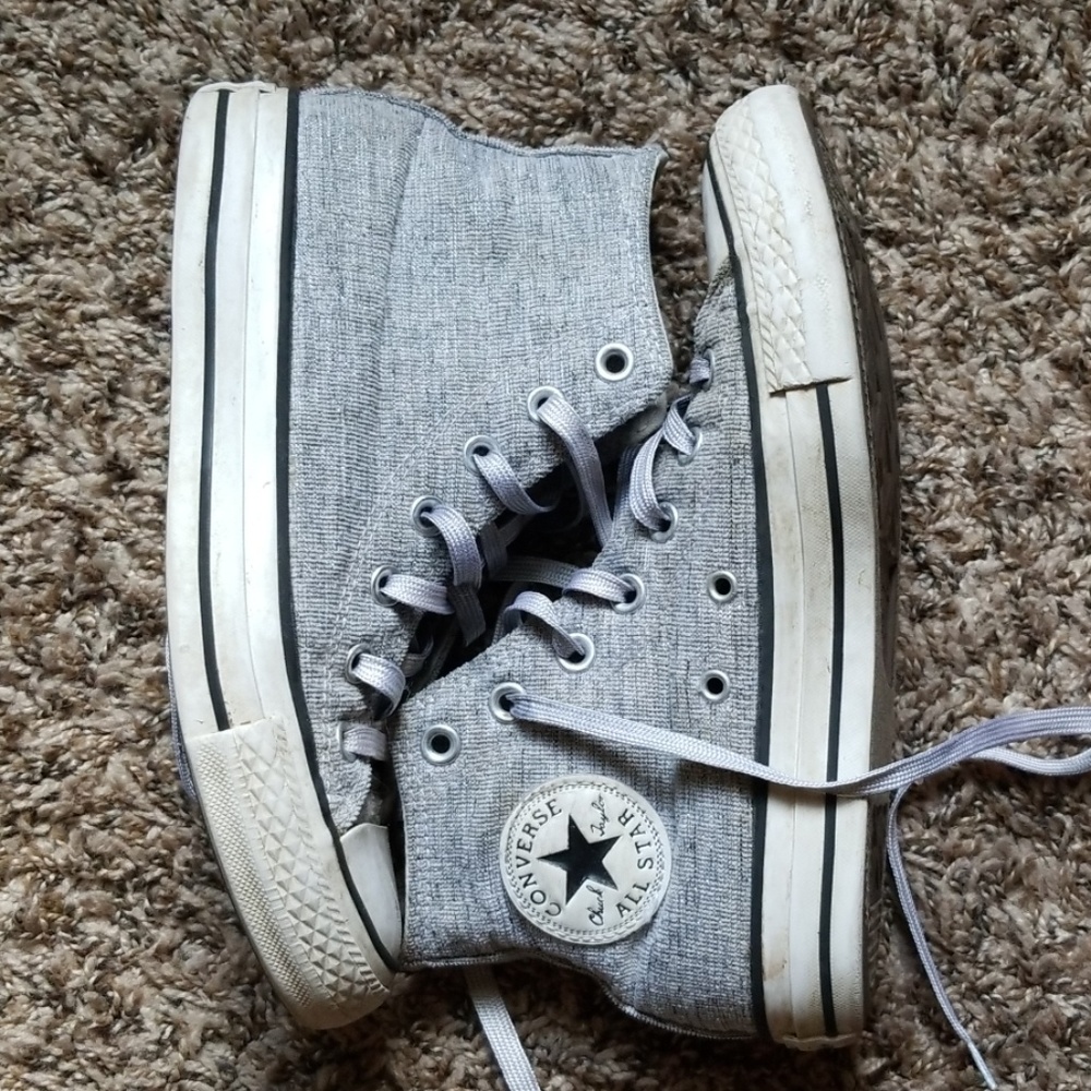Converse Sparkle Knit High Top Sneaker